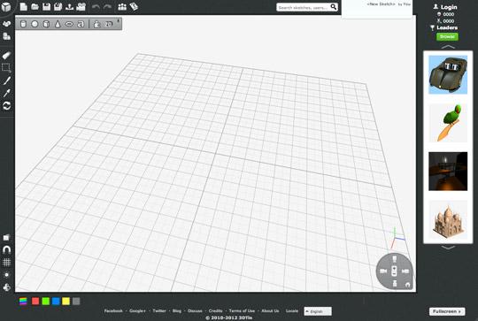 3DTin — an in-browser 3D modelling suite
